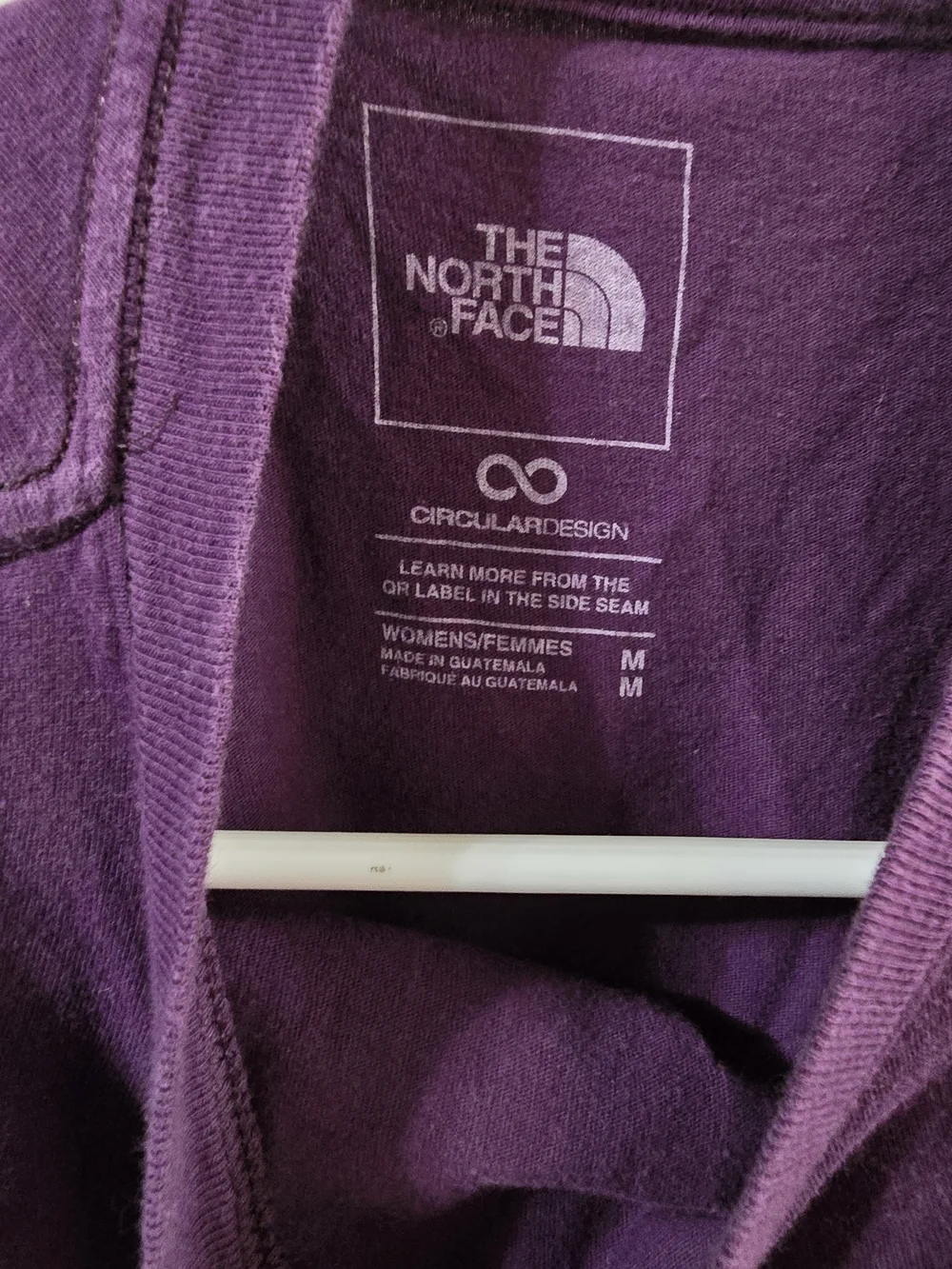 The North Face Purple Short Sleeve Logo Tee - Picture 3 of 3